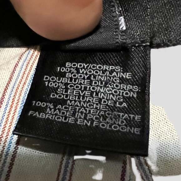 MARC JACOBS Womens Gray Double Breast Peacoat Size M 100% Wool - Picture 11 of 12